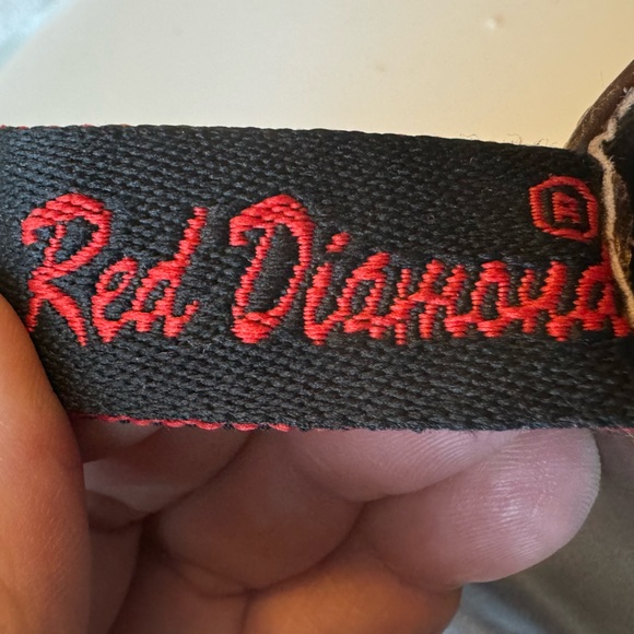 Vintage Red Diamond Brown Slip On 70s Retro Men’s 7.5 Boots Rare - Picture 10 of 11